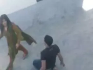 三女の子サービス一つの幸運な男 可愛い  ...